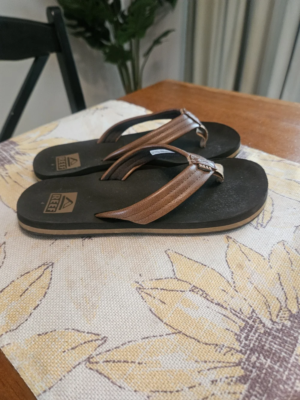 Reef Kids Brown Flip Flop Sandals
